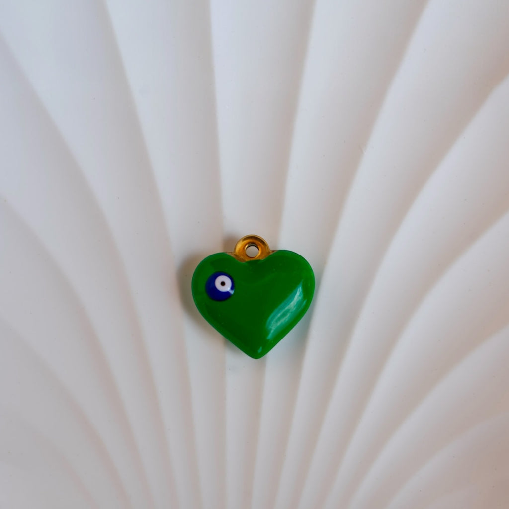 Grigri Cœur Vert – Œil Protecteur