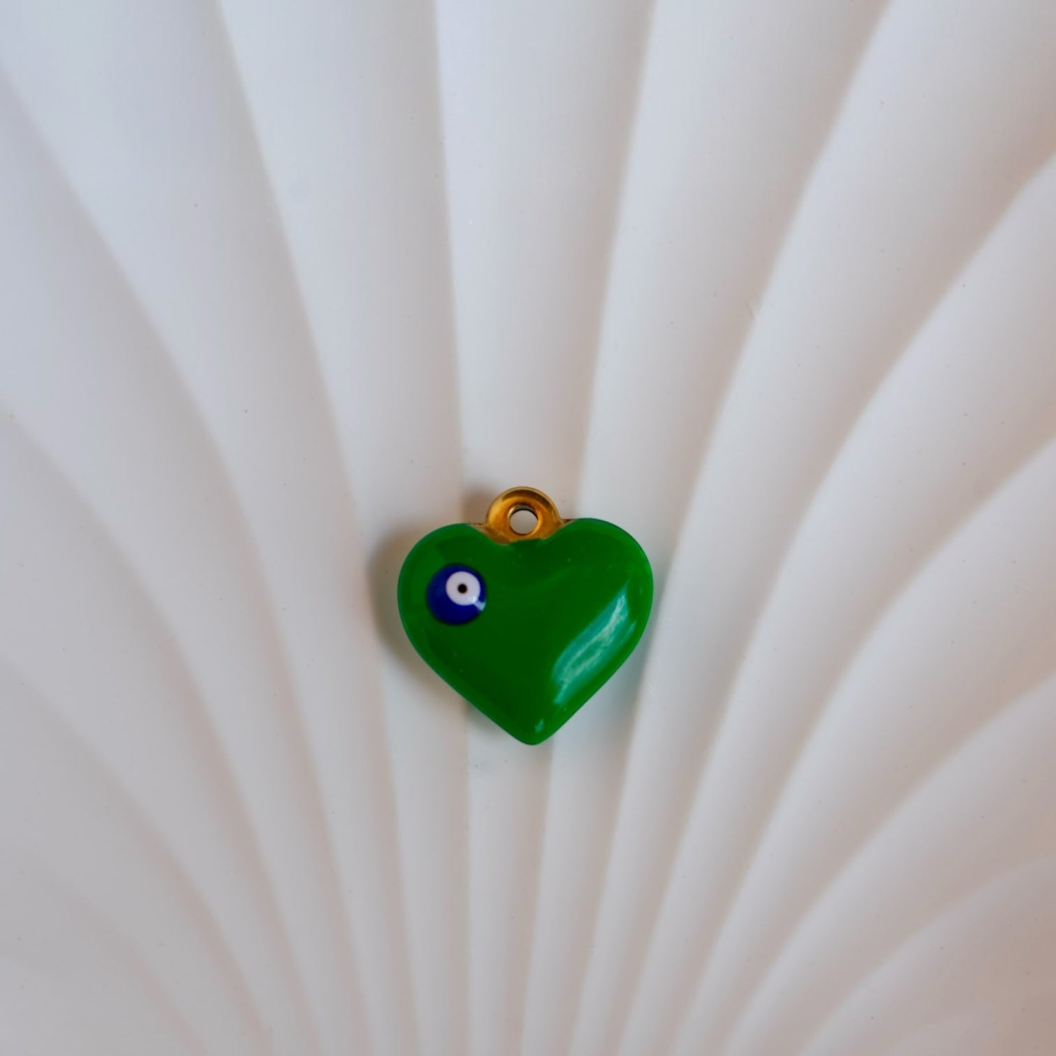 Grigri Cœur Vert – Œil Protecteur