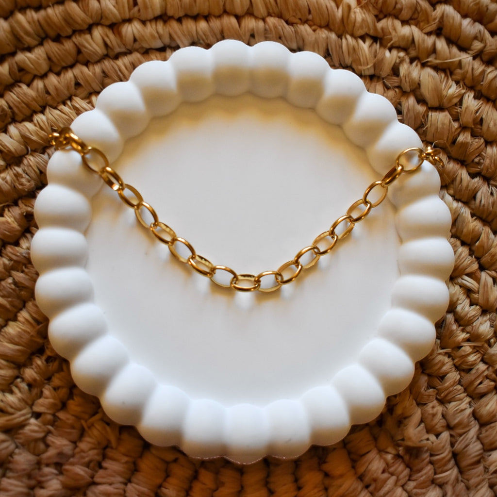 Chaîne à Maillons Ovales –  Acier Inoxydable