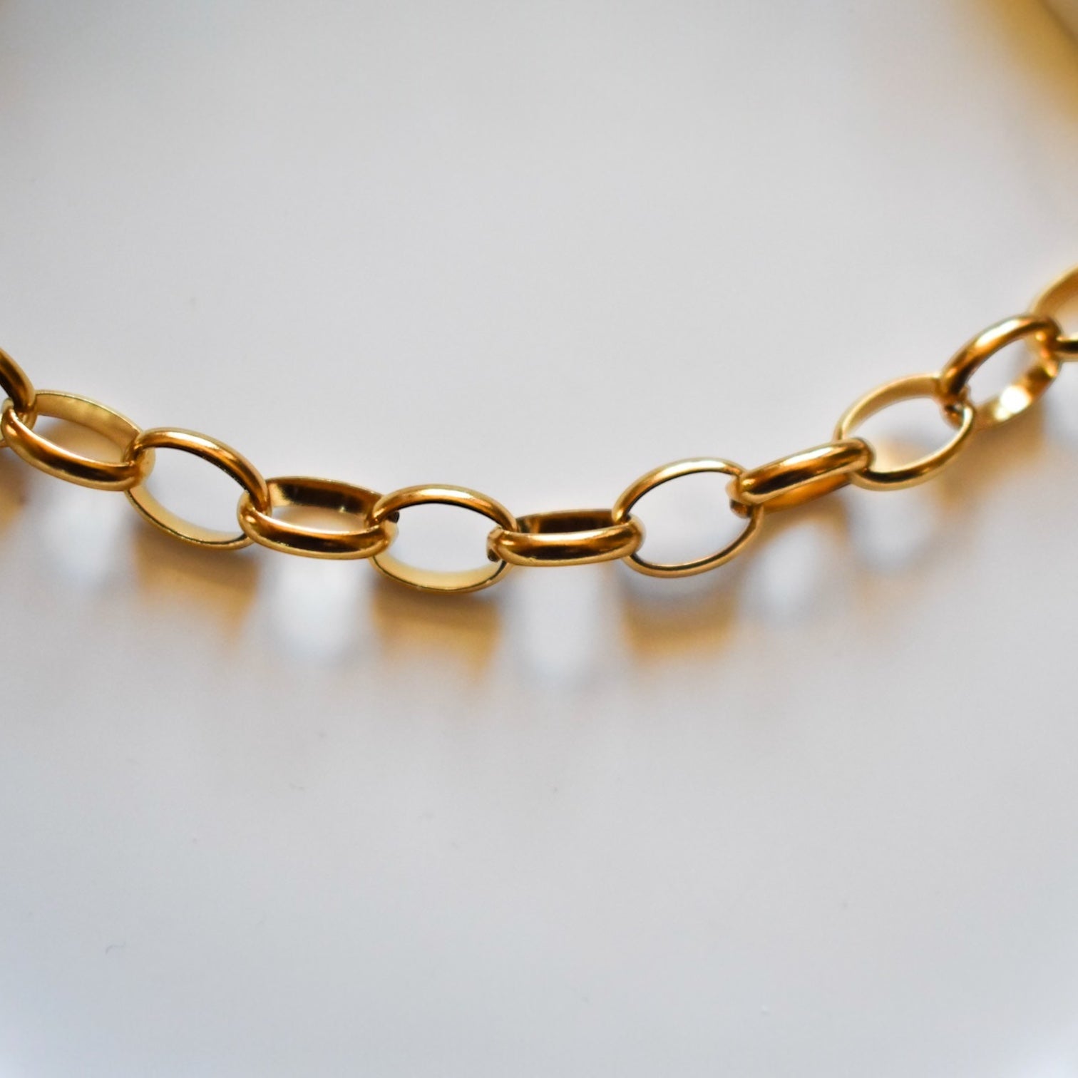 Chaîne à Maillons Ovales –  Acier Inoxydable