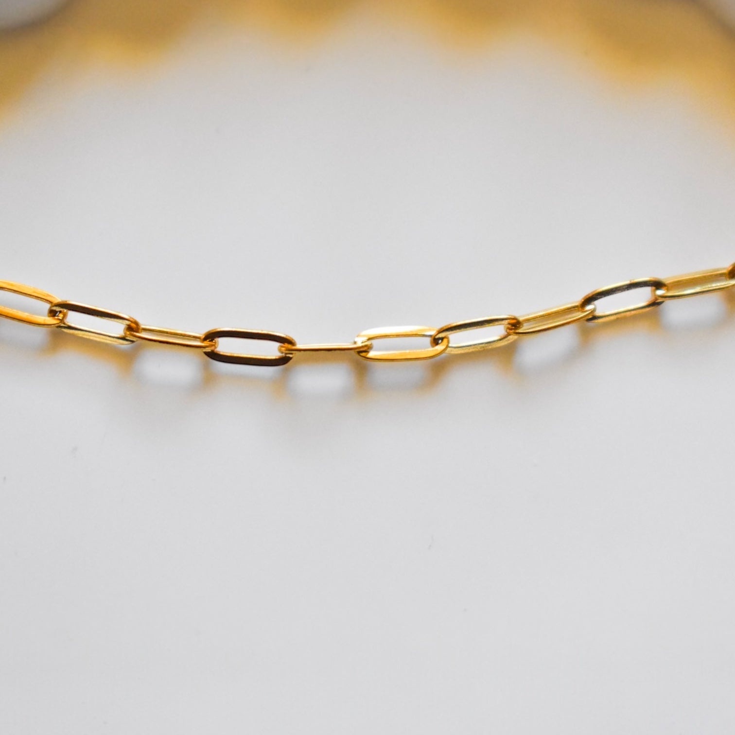 Chaîne Maillon Lisse Fin-Acier Inoxydable