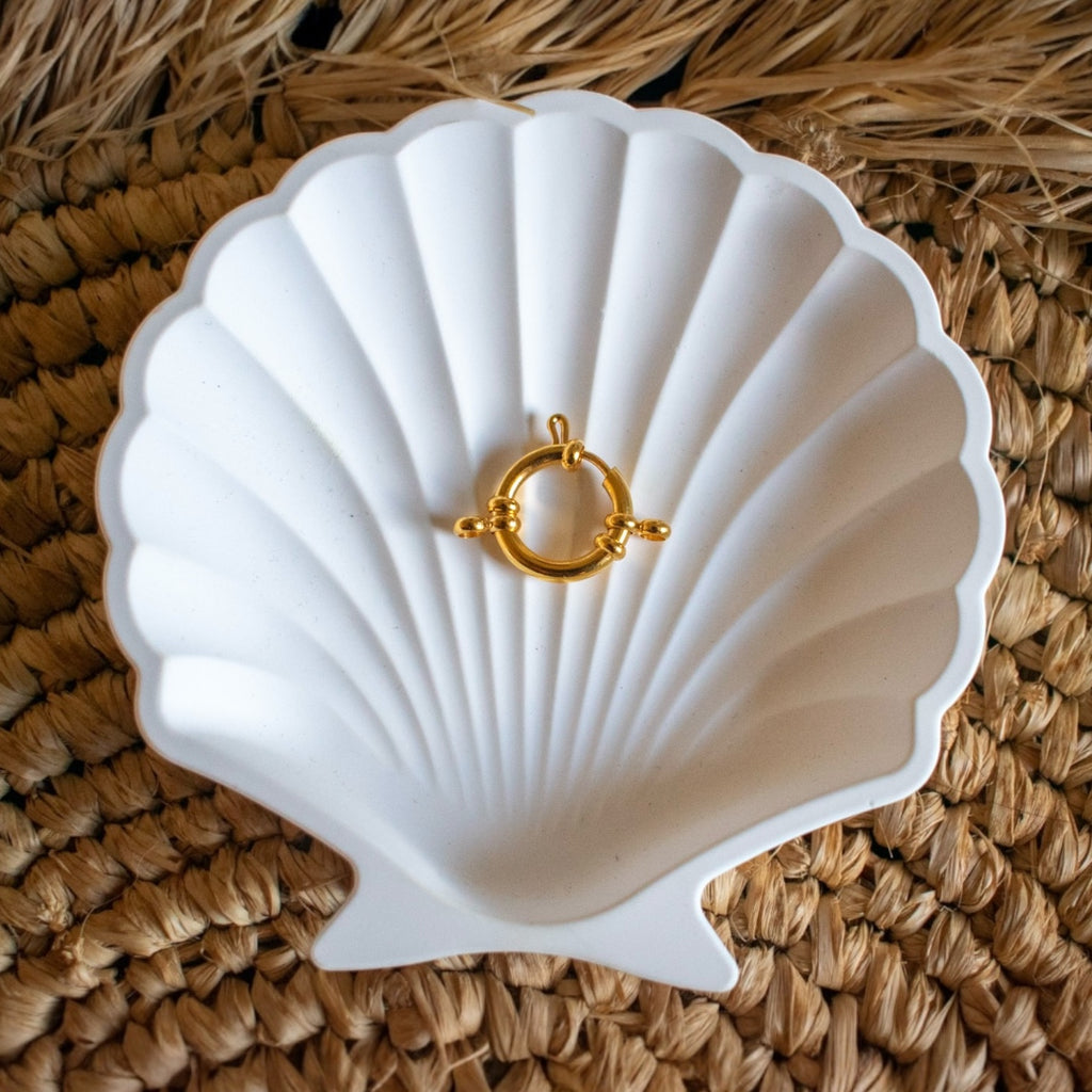 Fermoir Anneau Doré - Acier inoxydable