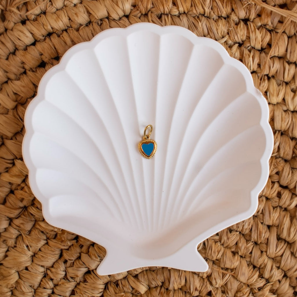 Grigri Petit Cœur bleu