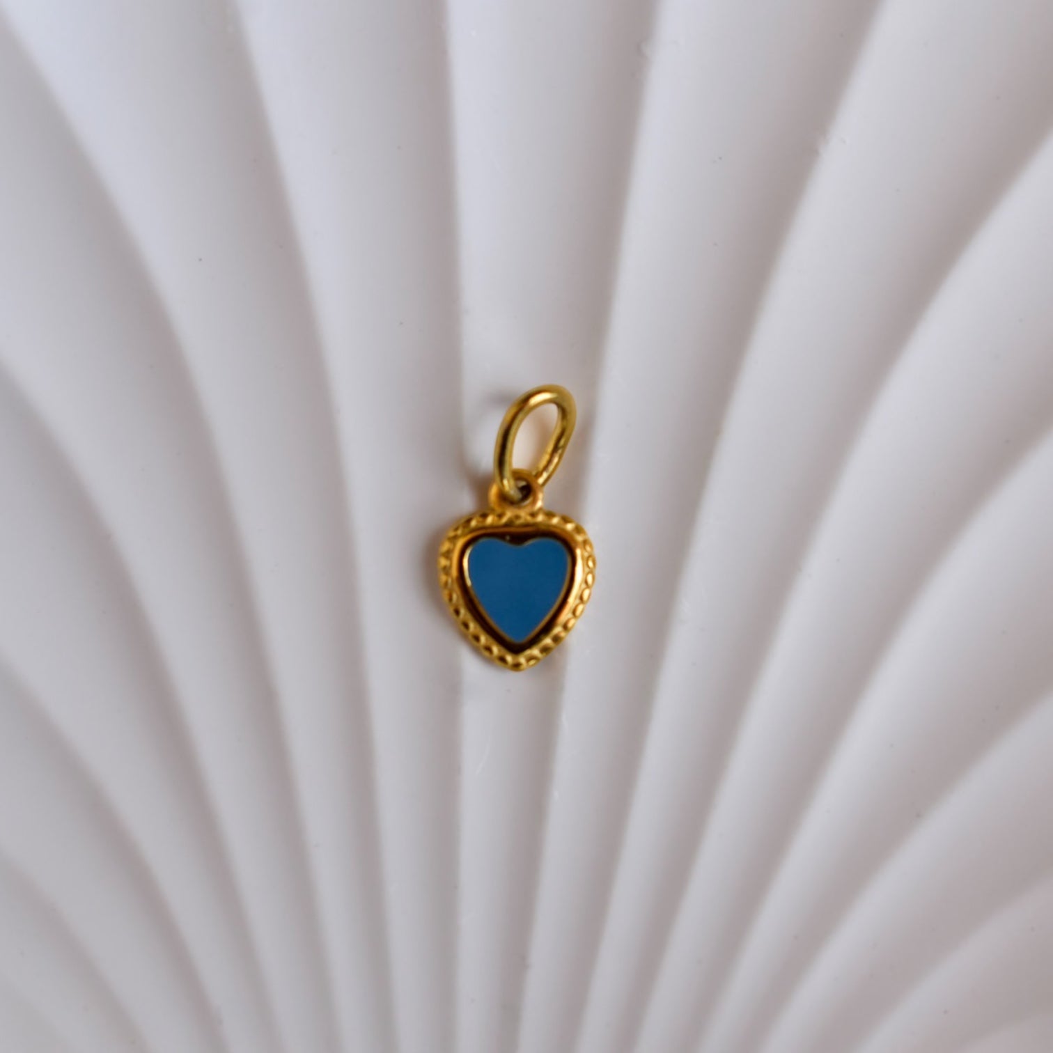 Grigri Petit Cœur bleu